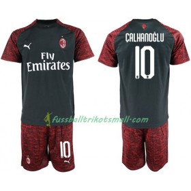 Fußballtrikots AC Mailand Calhanoglu 10 Kinder 2018-2019 Kurzarm Ausweichtrikot kaufen